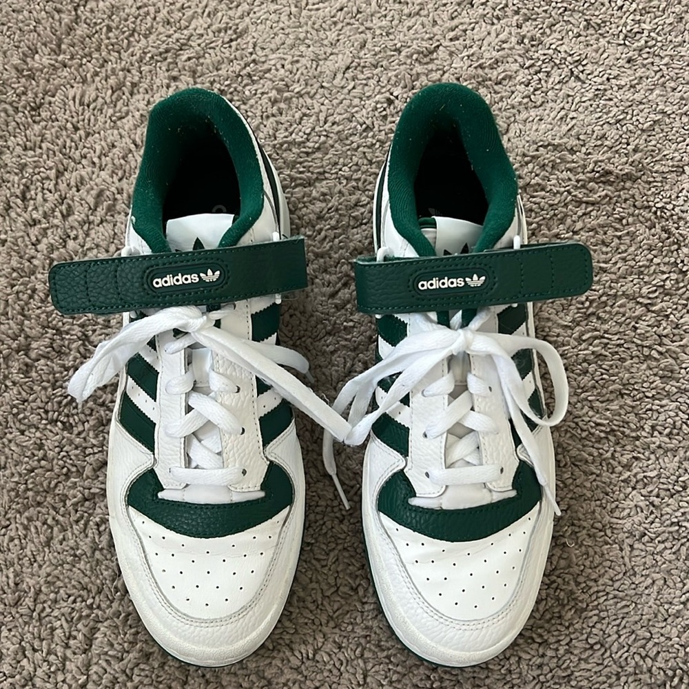 Adidas Forum Low White Collegiate Green